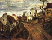 Paul Cezanne Village Road USA oil painting artist
